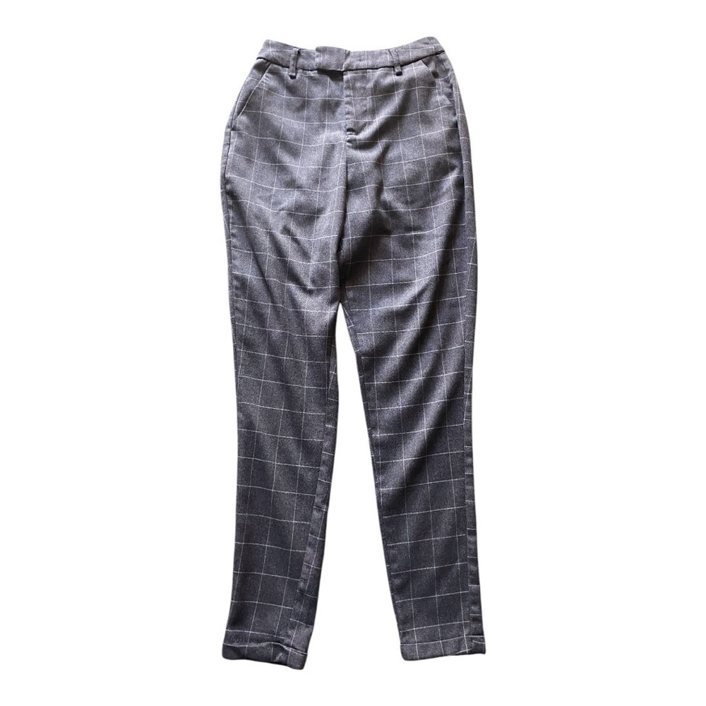HOT TOPIC-GRAY AND WHITE PANTS-SIZE XS